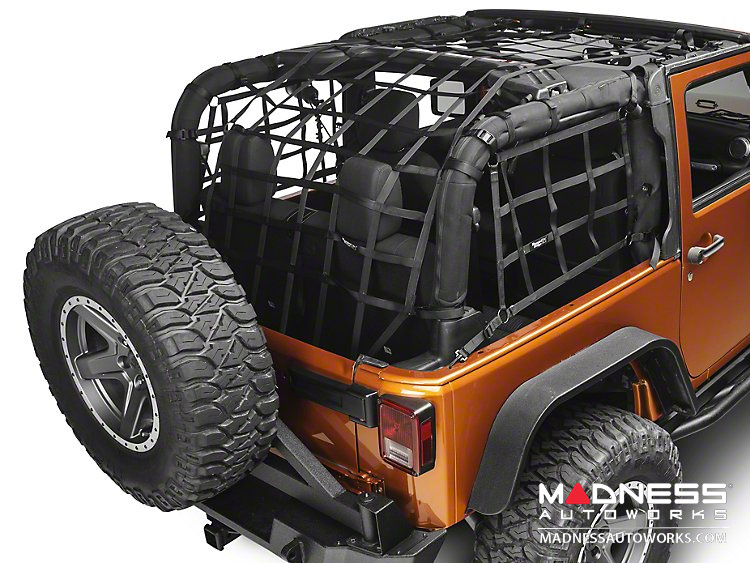 Jeep Wrangler JK Cargo Net - 2 Door - Black